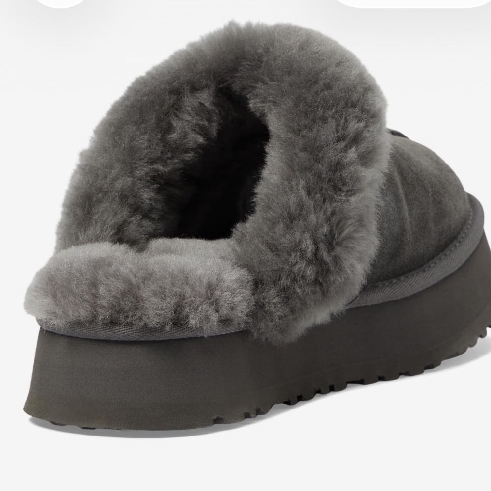 NIB UGG Disquette Charcoal Size 6 - Picture 3 of 11
